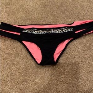 PINK cut out bikini bottoms